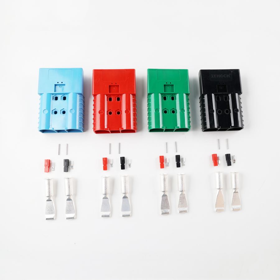 MULTICOLOR 350A 600V Double/Single Pole Cover With Copper Contact Handle Anti Electric Car Battery Plug Plug