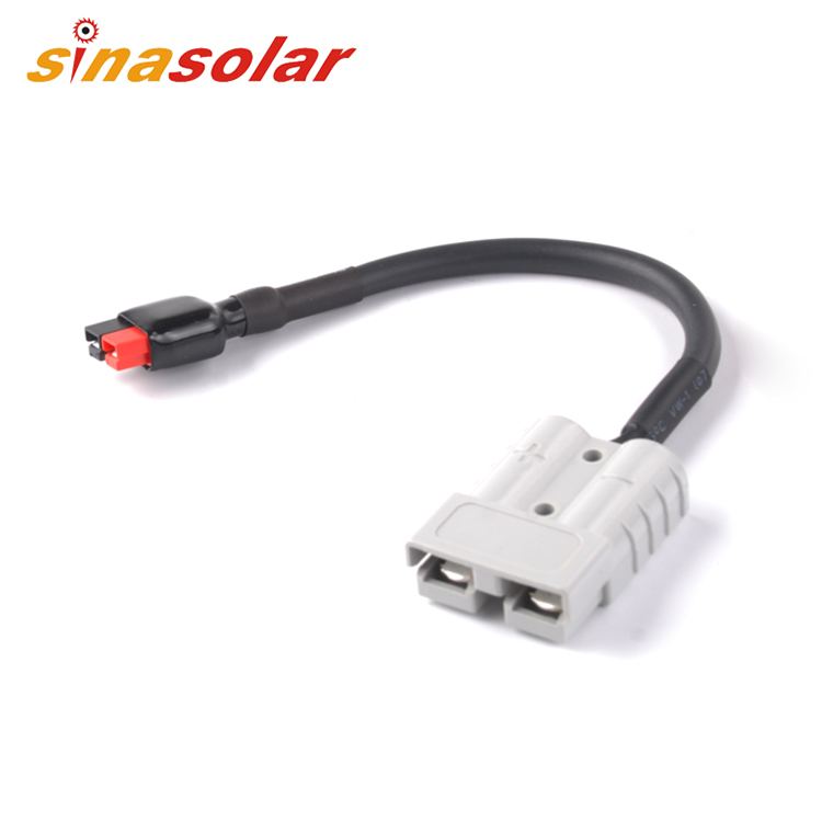 50A 600V Customized Copper Battery Cable Construction Solar Systems SB50 Plug Winch Power Extension Cable for Solar Power