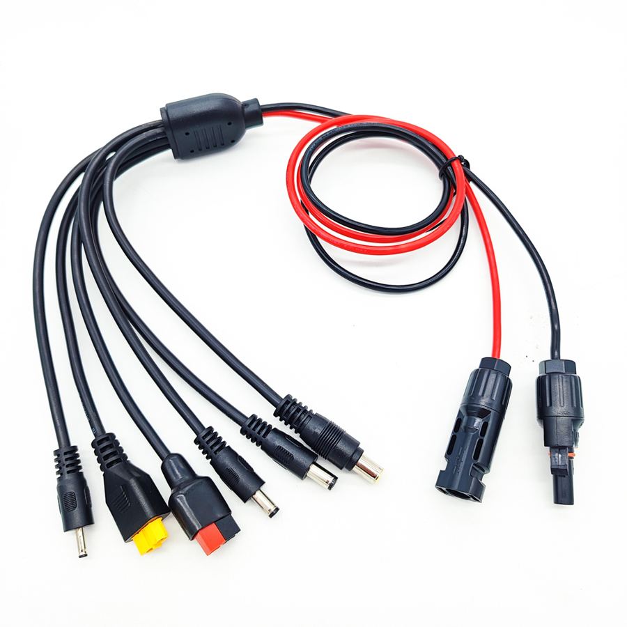 Multi MC to XT60 Plug Six Function Connectors RV Home Solar Panel Extention Charge Extension Cable Plug for Solar Panel Adaptor