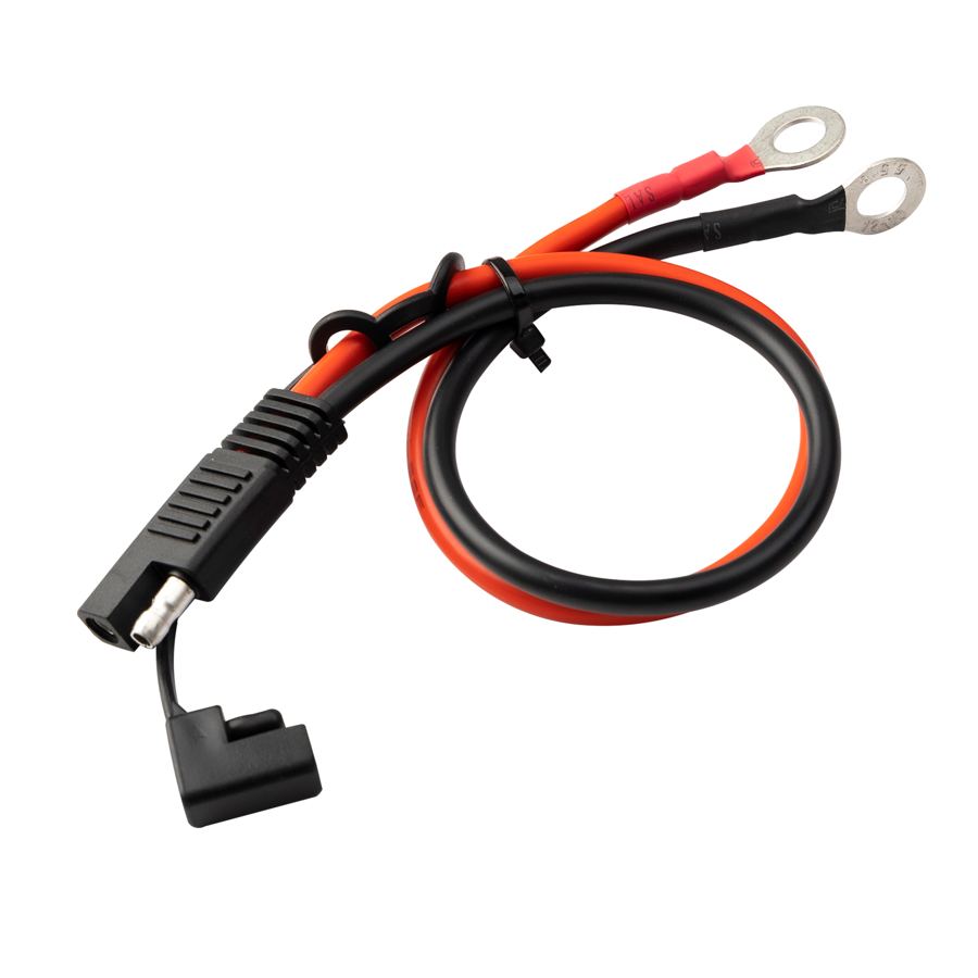 10 AWG SAE to O Ring Terminal Connectors Harness Wire Quick Disconnect Wiring Battery Charging Cable for Motorcycle Car RV