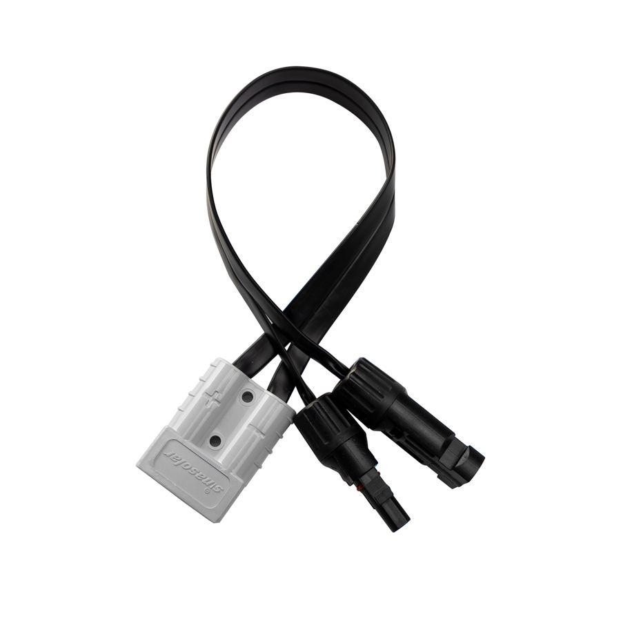 CE Certification Waterproof 30cm Length Dual PVC Flat Solar Extension Cable Windows Door Through MC to Power Connector Cable