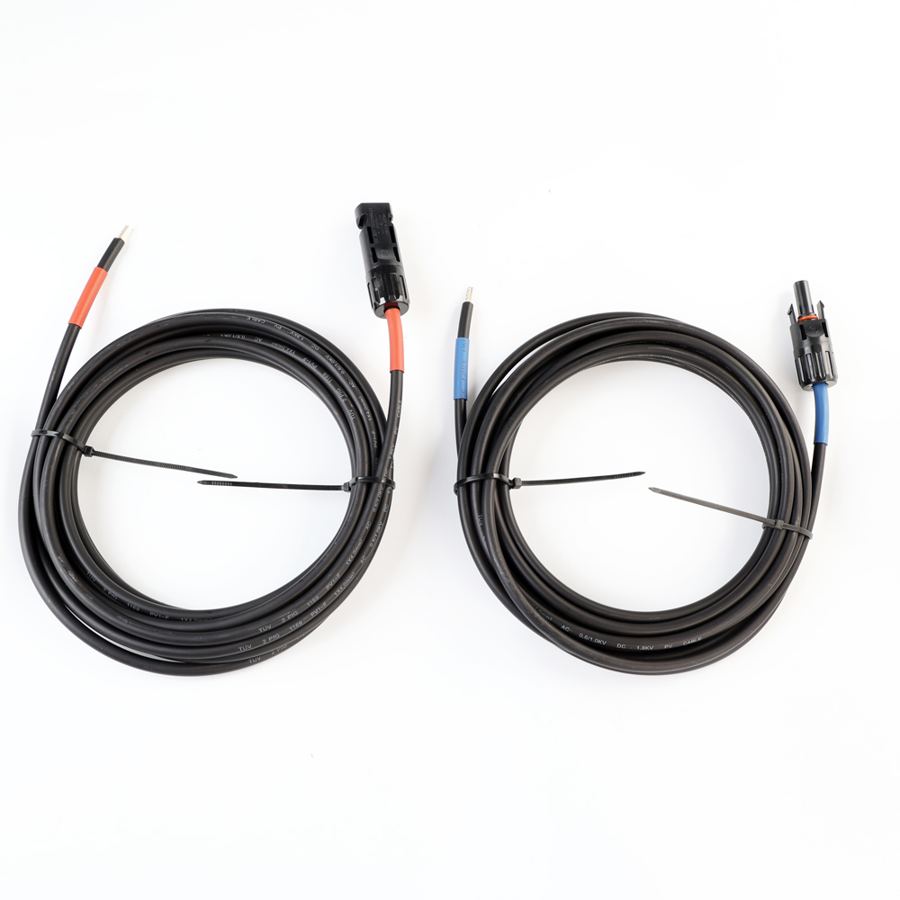 12AWG 4mm 2pcs 5m 7m 10m Copper Solar PV MC Male Female Power Extension Cable for Solar Panel Power Station