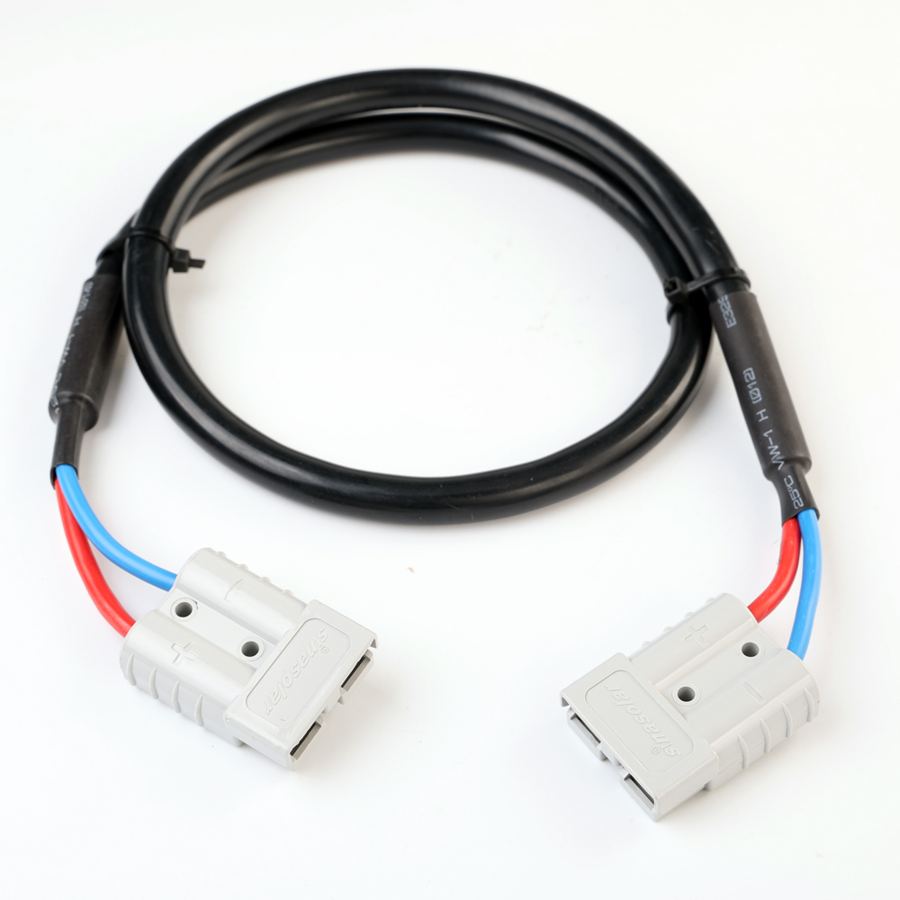 1M 5M 12OD 50A Power Connector Plug Bare Copper Extension Battery Extension Cable