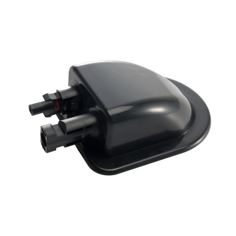 IP67 Waterproof ABS Double Solar Cable Entry Gland With MC Connector Panel Mounting for RV Caravan