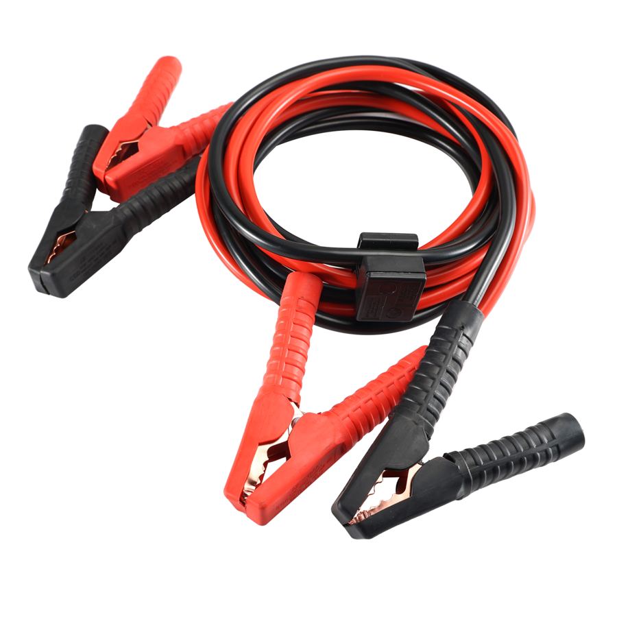 3M Iron Copper Plated CCA Car Battery Alligator Clip Power Charge Cable Extension Cord with Protector