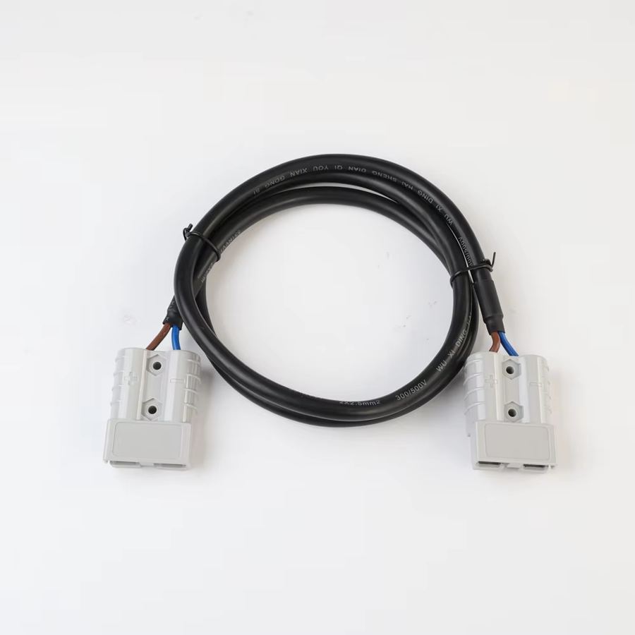 1M 8MM 50A Power Plug to Solar Plug Connector Extension Cord Cable for Outdoor Portable Power Station Battery