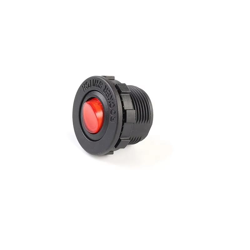 Top Quality Rocker Switch Socket PA66 Base PVC Cap Copper Terminal Custom OEM for Car RV Circuit Control
