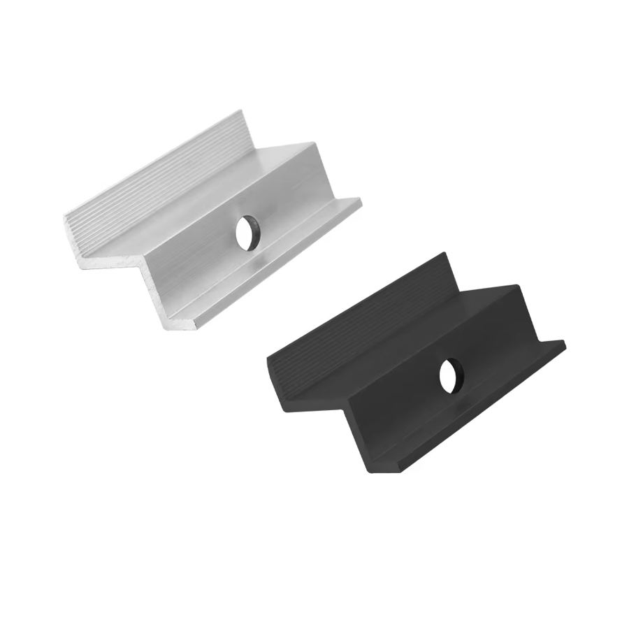 30mm Aluminum Solar Clamps Solar Mounting Parts Clamp End Clamp for Solar Roof Panel Mounting