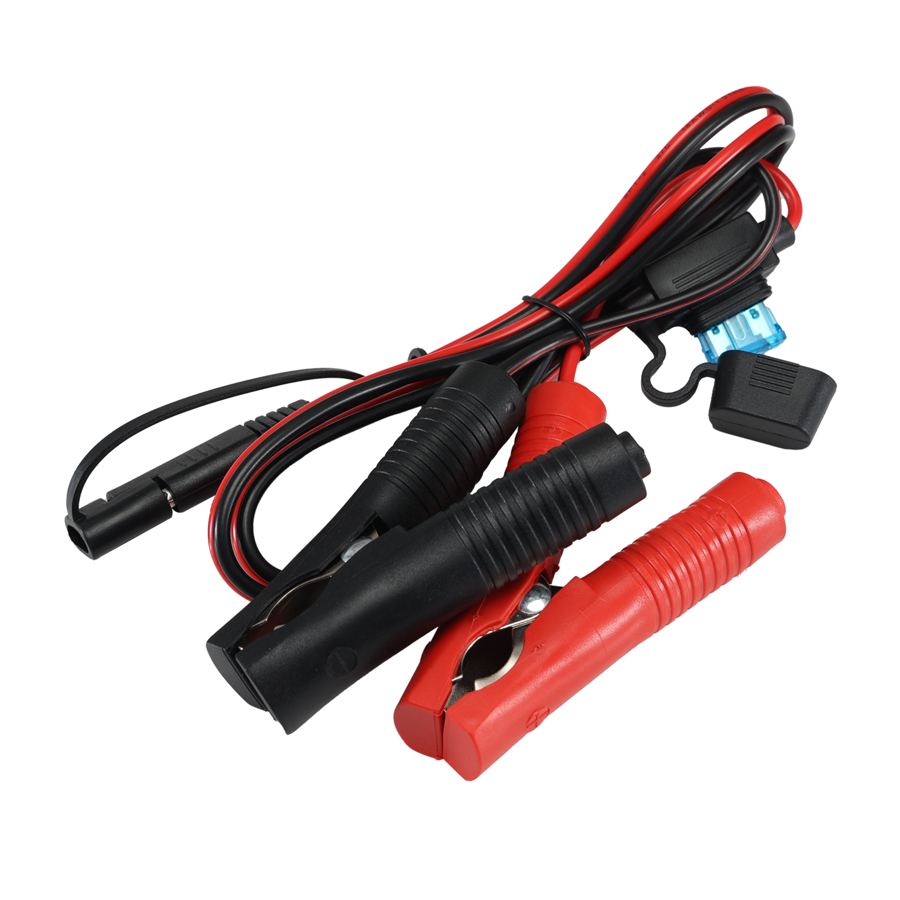 16 AWG SAE to Alligator Clip Connectors ATO Quick Disconnect Inline Fuse Blade Battery Charging Cable for Motorcycle Car RV