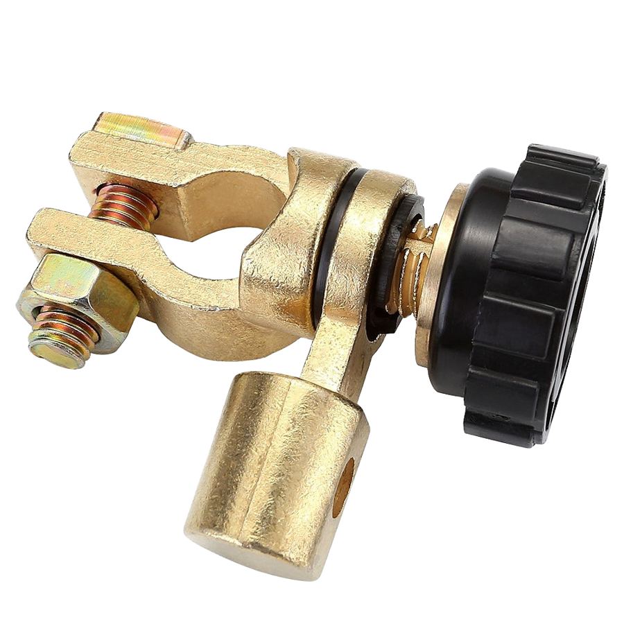 Car Battery Isolator Power-off Switch Connector Battery Terminal Screw Terminal Anti-Leakage Power Loss Brass Power-off Clip