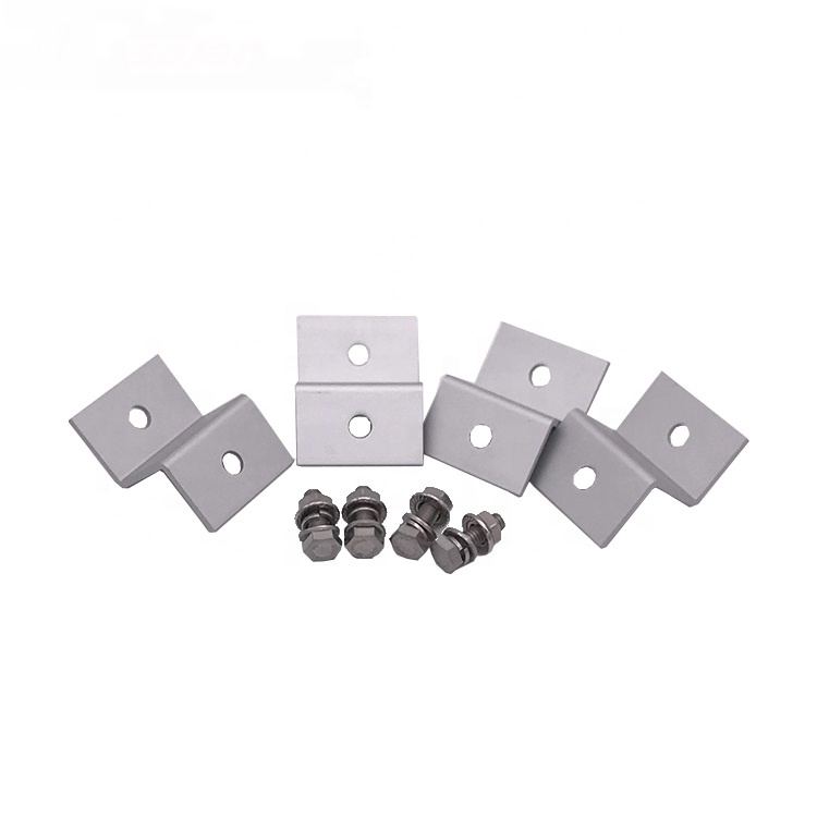 38mm Z-type Aluminum Solar Panel Mounting Bracket Z Shaped Brackets Mounts Solar Panel Kit for RV Boat Off Grid Roof