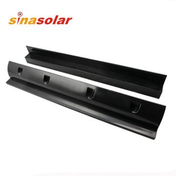 Standard Anti UV ABS 550mm Black Side Spoilers Solar Panel Mounting Bracket for Roof Mounted RV
