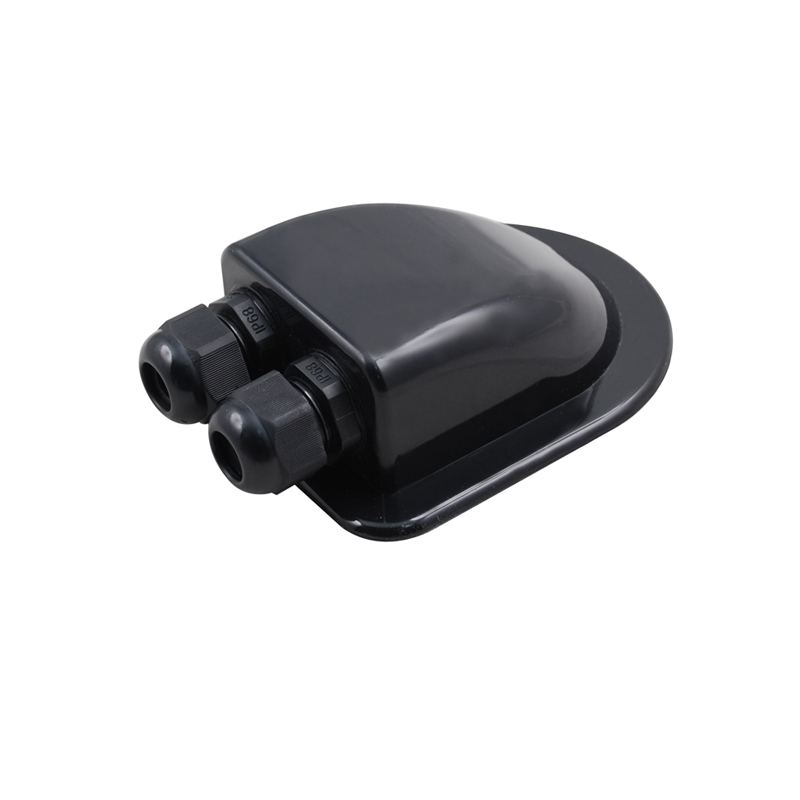Black UV Resistance ABS Solar Panel Corner Side Mounting Bracket Kit for Caravan Yacht Boat RV