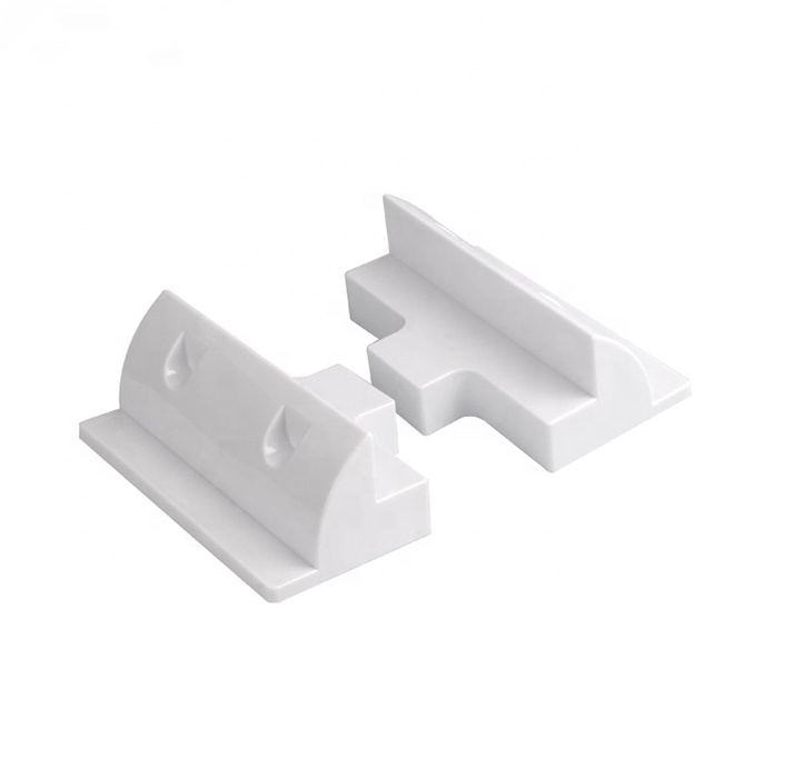 Heavy Duty White UV Resistant ABS 180mm Short Side PV Solar Mounting Bracket Spoiler for Roof RV Marine