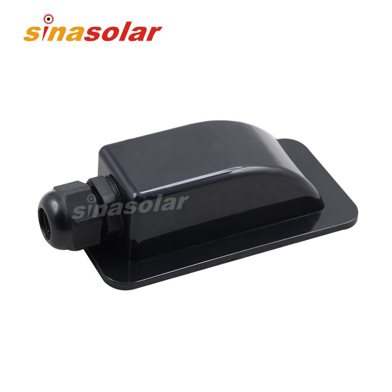 Black Adjustable Grommet Light Single Hole Cable Entry Gland Motorhome/caravan/RV/yacht Waterproof Cable Entry Plate