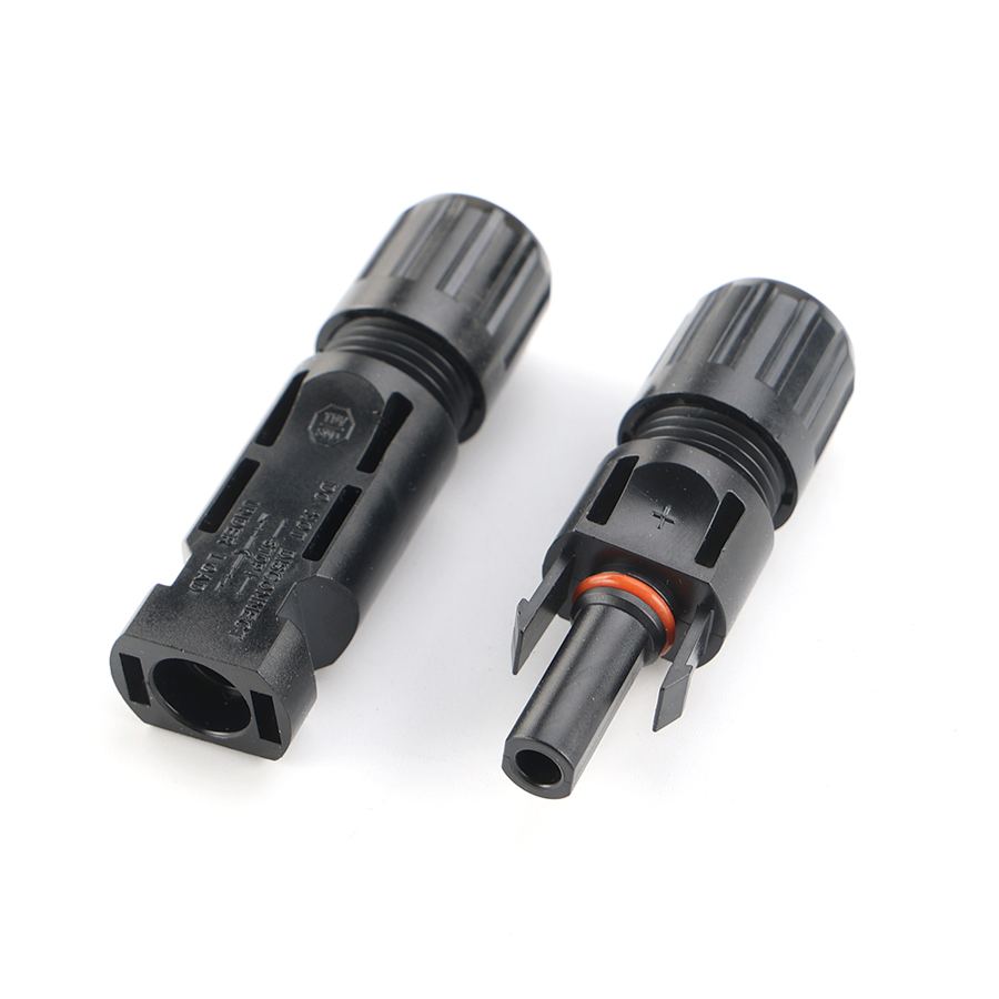 Sinasoalr Male & Female Solar Cable Connectors IP67 Waterproof 100V 30A Compatible Cable for 2.5/4/6 mm