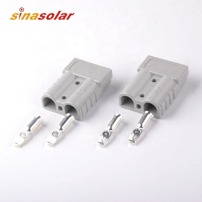 50 Amp Battery Connectors Sb50 Gray Plug Broad Cable Terminal Battery Power Connector for Solar Panels Dual Battery System